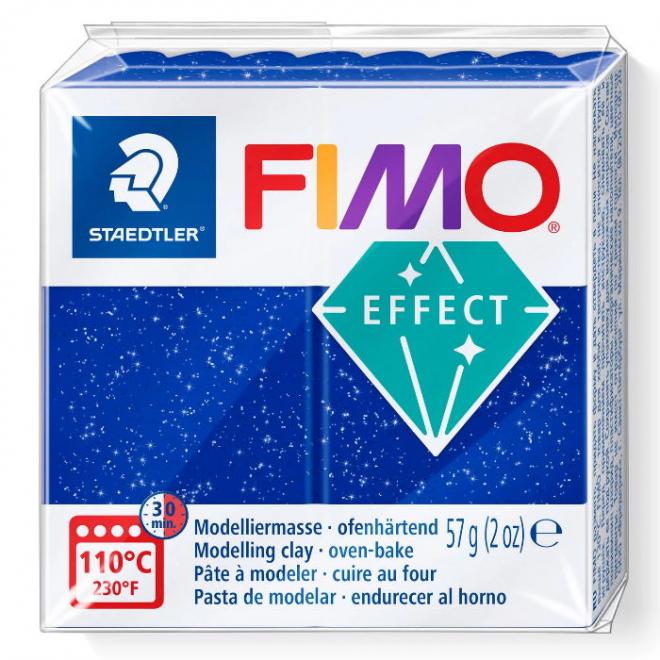 Πηλός Fimo Εffect glitter blue 8020-302 57gr Staedtler - 4006608810511