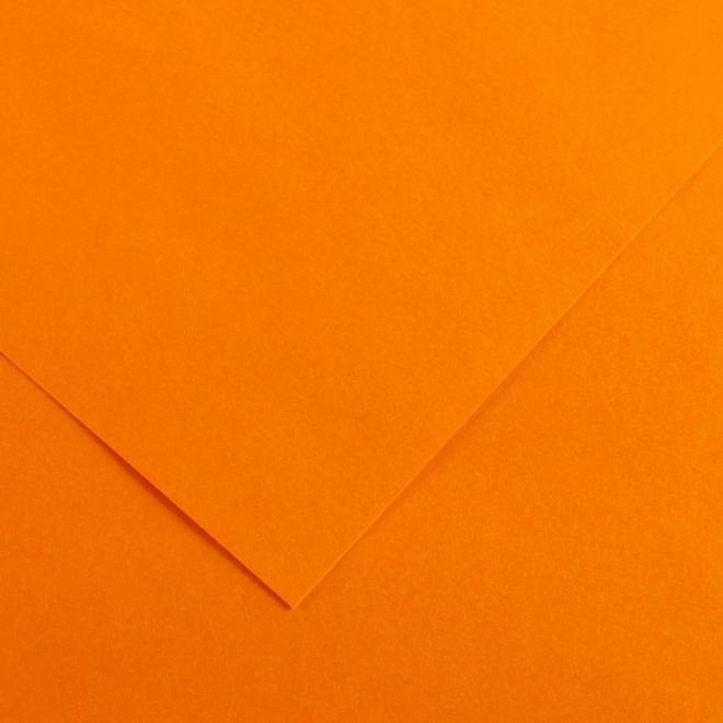 Χαρτόνι Canson colorline 08 clementine 50x70cm 220gr. - 3148950411419