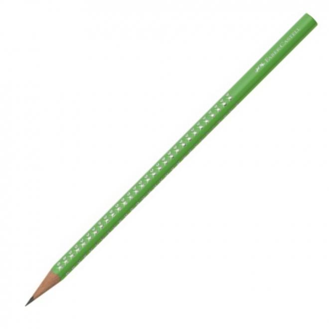 Μολύβι Grip Sparkle green neo Faber Castell - 4005401183167