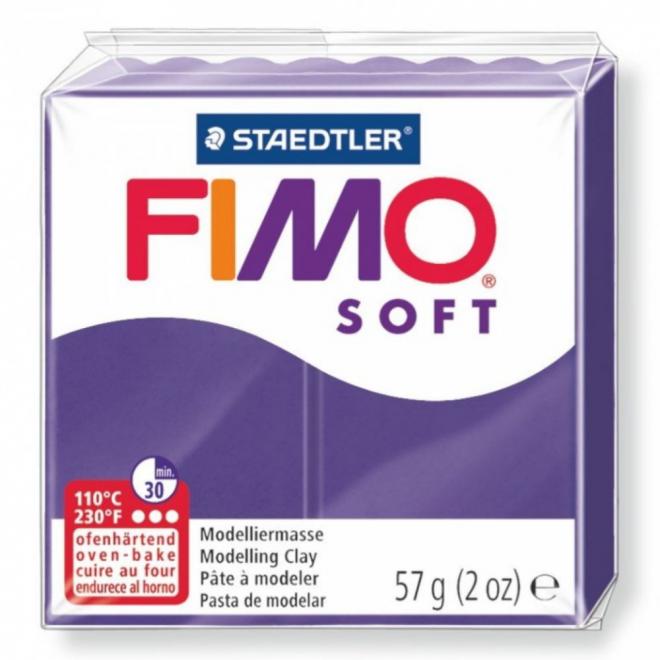Πηλός Fimo soft plum 8020-63 57gr Staedtler - 4006608809775