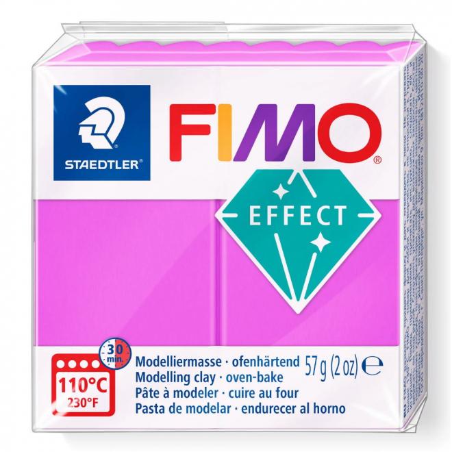 Πηλός Fimo Effect neon purple 601 57gr Staedtler - 4007817064016