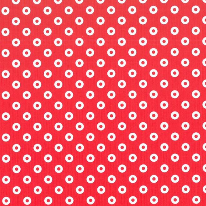 Χαρτόνι πουά-κύκλος Ursus κόκκινο-άσπρο 50x68cm 300gr. - 4008525549741