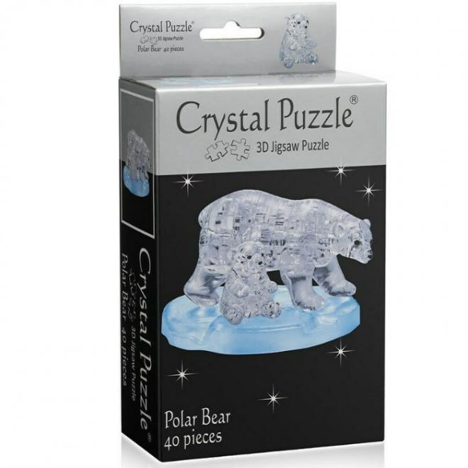 Crystal puzzle: 3D Πολικές Αρκούδες 40Pc 90160 - 4893718901600