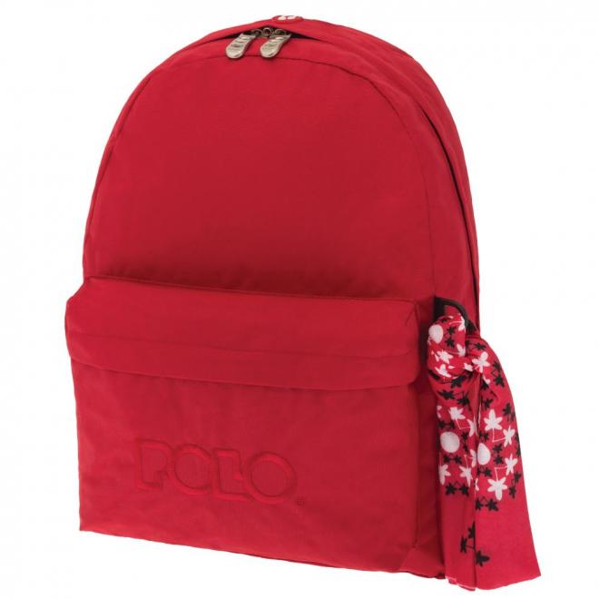 Τσάντα Polo original scarf κόκκινο 901135-03-O/S - 5201927071592