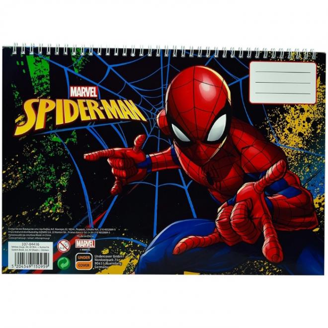 Μπλοκ ζωγραφικής Gim 40φ. Spiderman 33x23cm. 337-04416 - 5204549150959