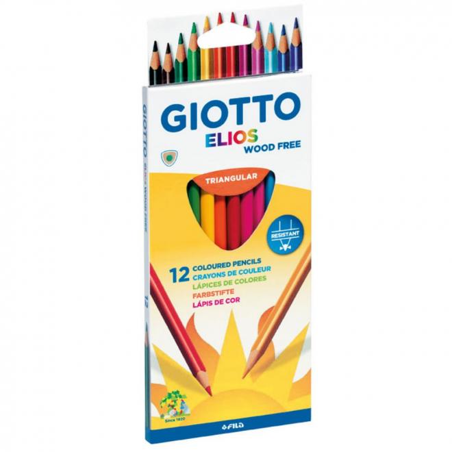 Ξυλομπογιές Giotto Elios Tri 12τεμ. 275800 - 8000825275807