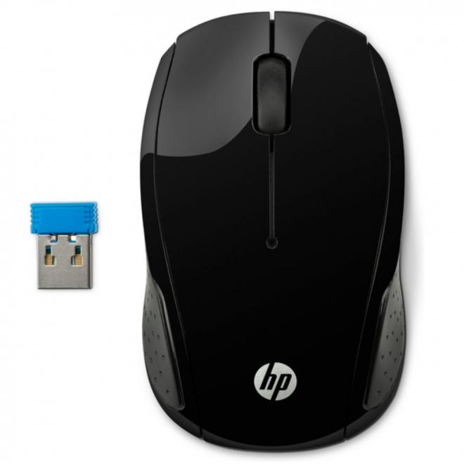Mouse HP 200 black wireless - 889899982693