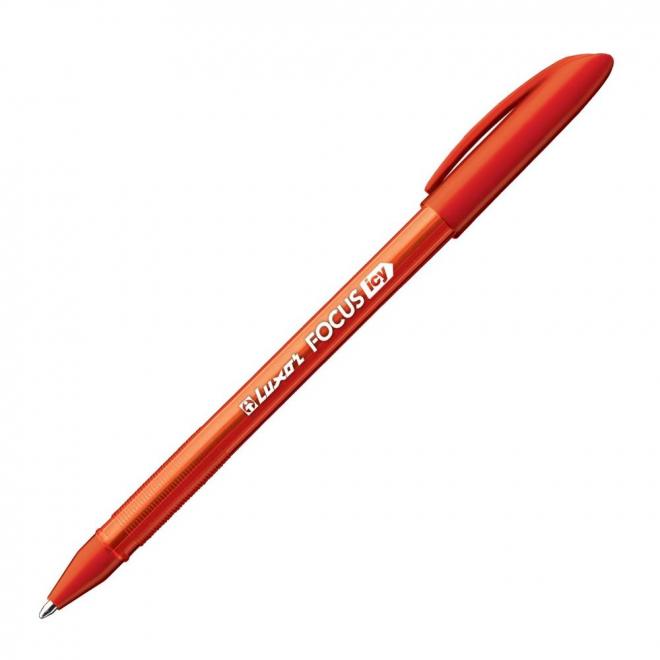 Στυλό focus icy κόκκινο 1.0mm Luxor - 8901069045563